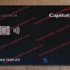 capital one card template